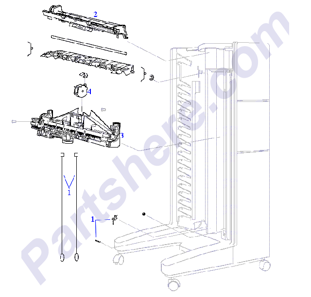 HP parts picture diagram for C4785-69523